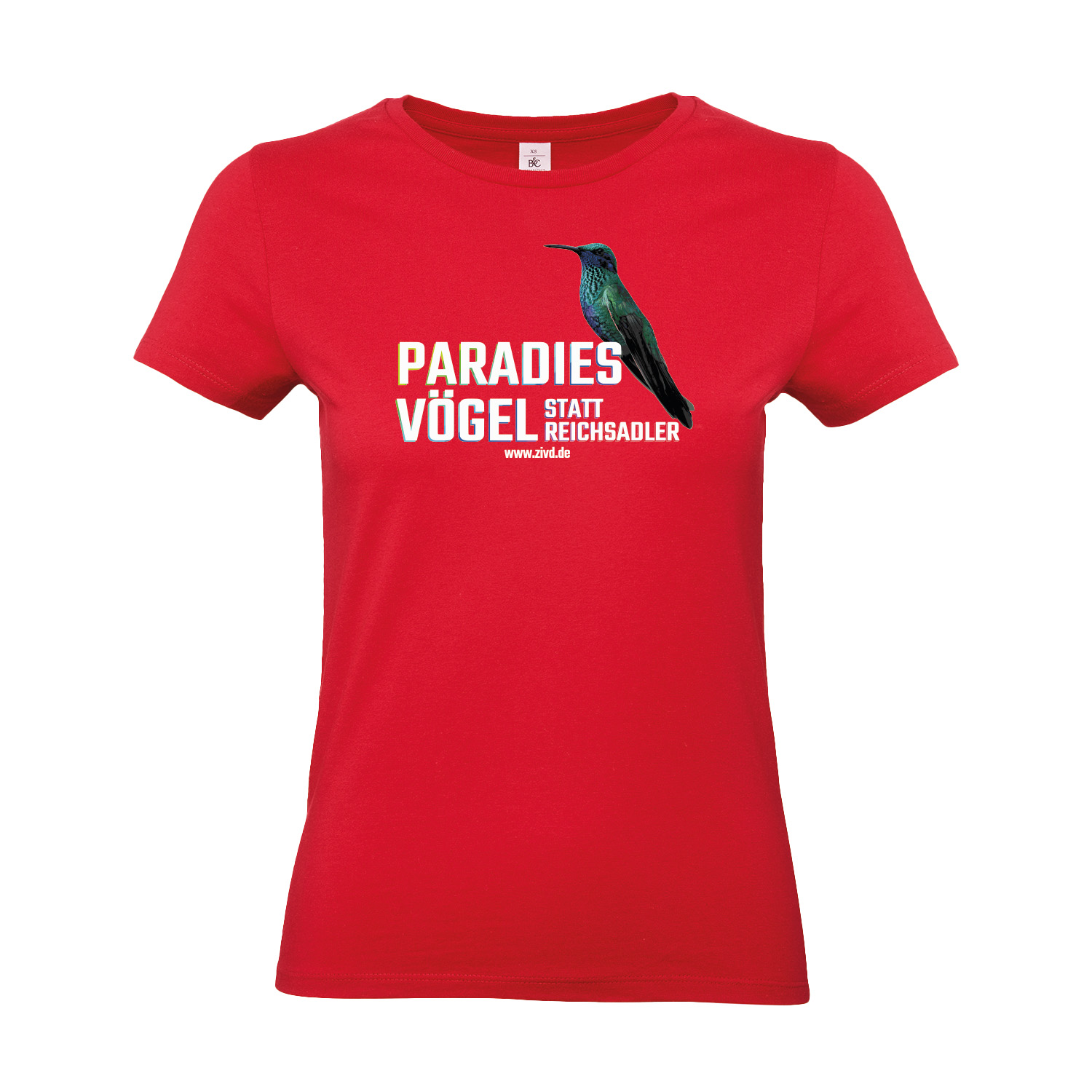 T-Shirt tailliert »Paradiesvögel«   