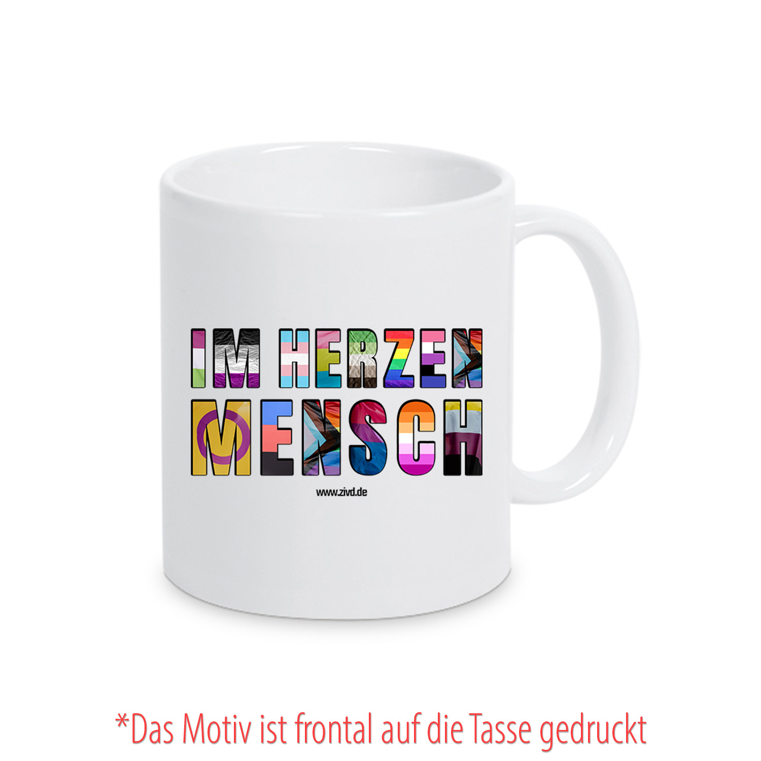 Tasse »Im Herzen Mensch«    