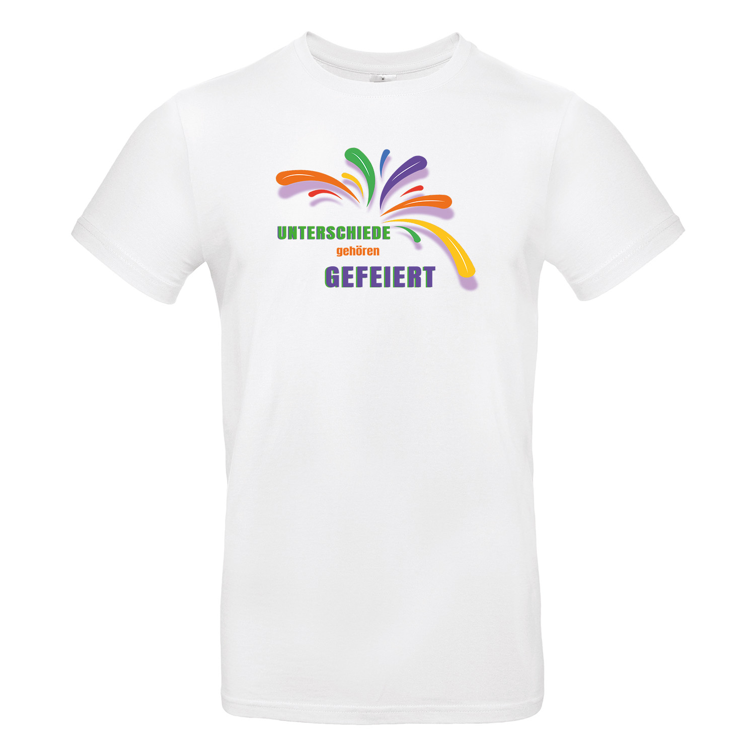 T-Shirt »Unterschiede gehören gefeiert«                