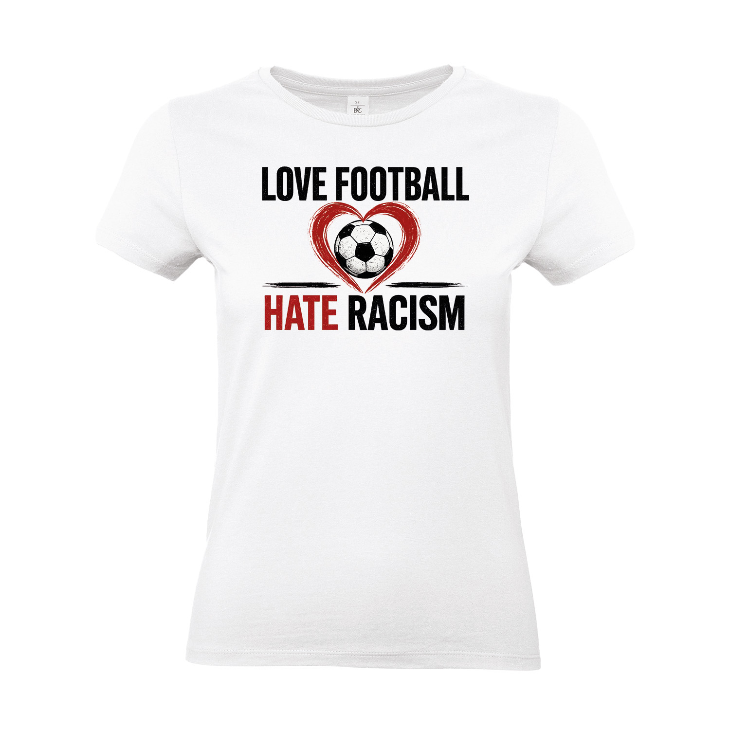T-Shirt tailliert »Love Football«         