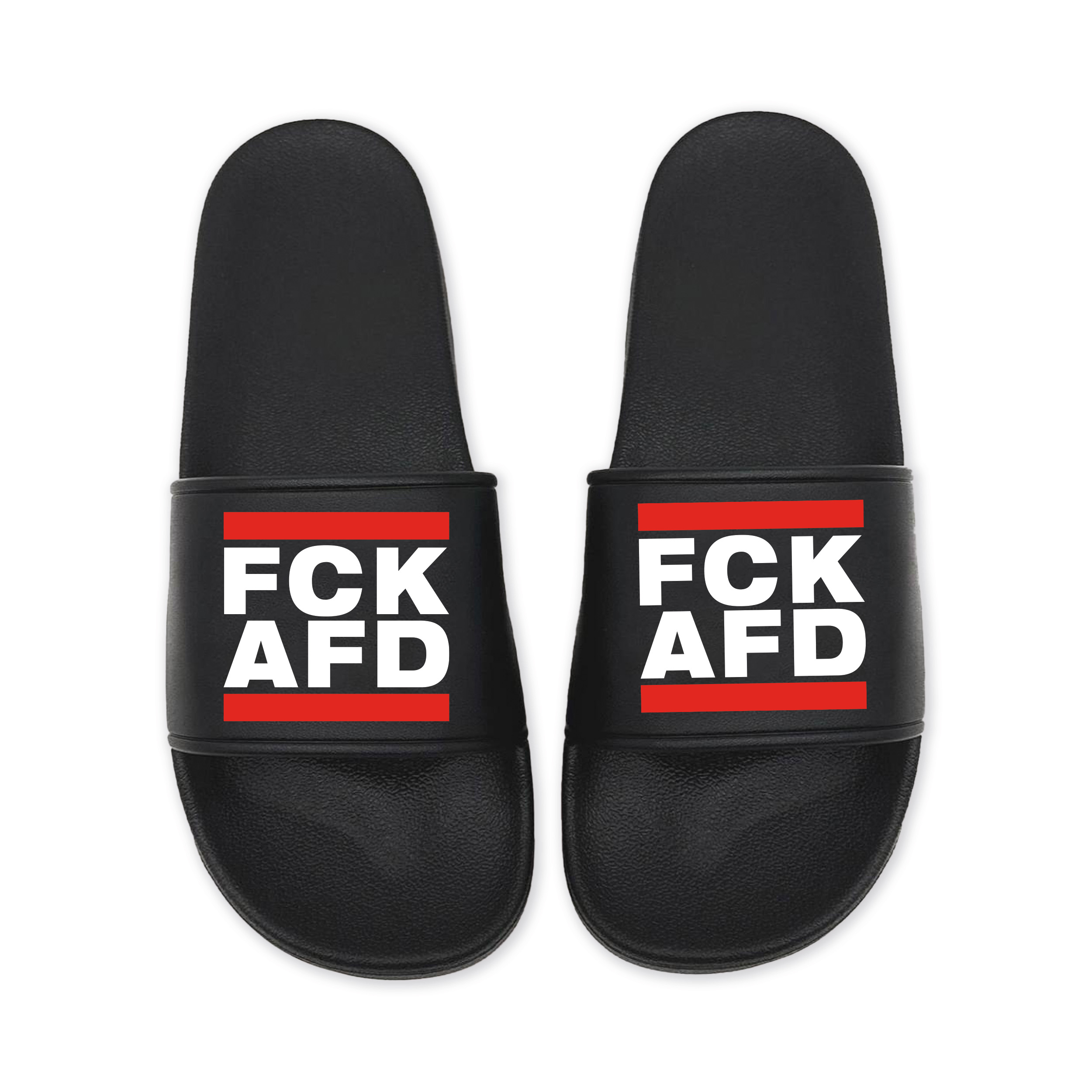 Badelatschen »FCK AFD« 