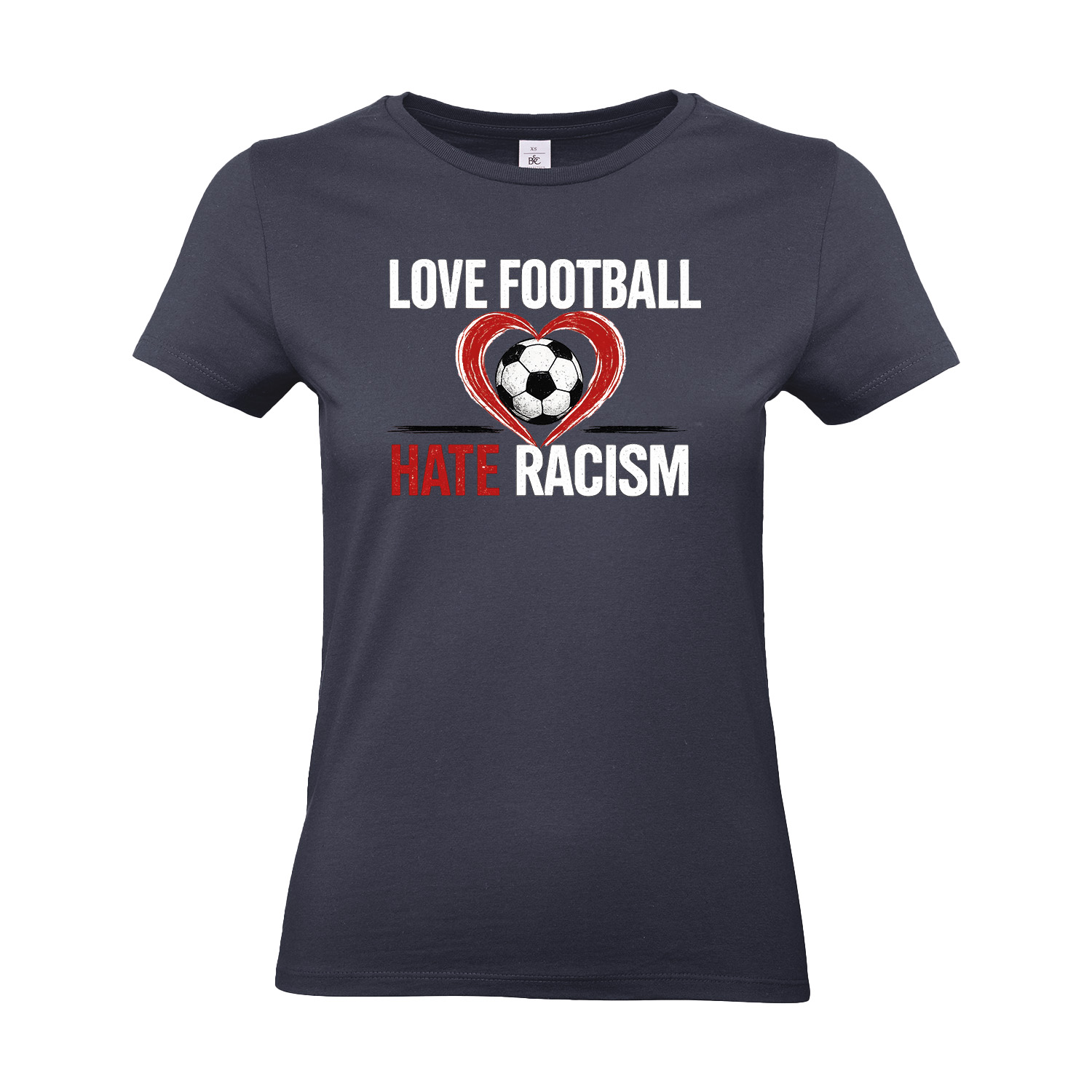 T-Shirt tailliert »Love Football«         