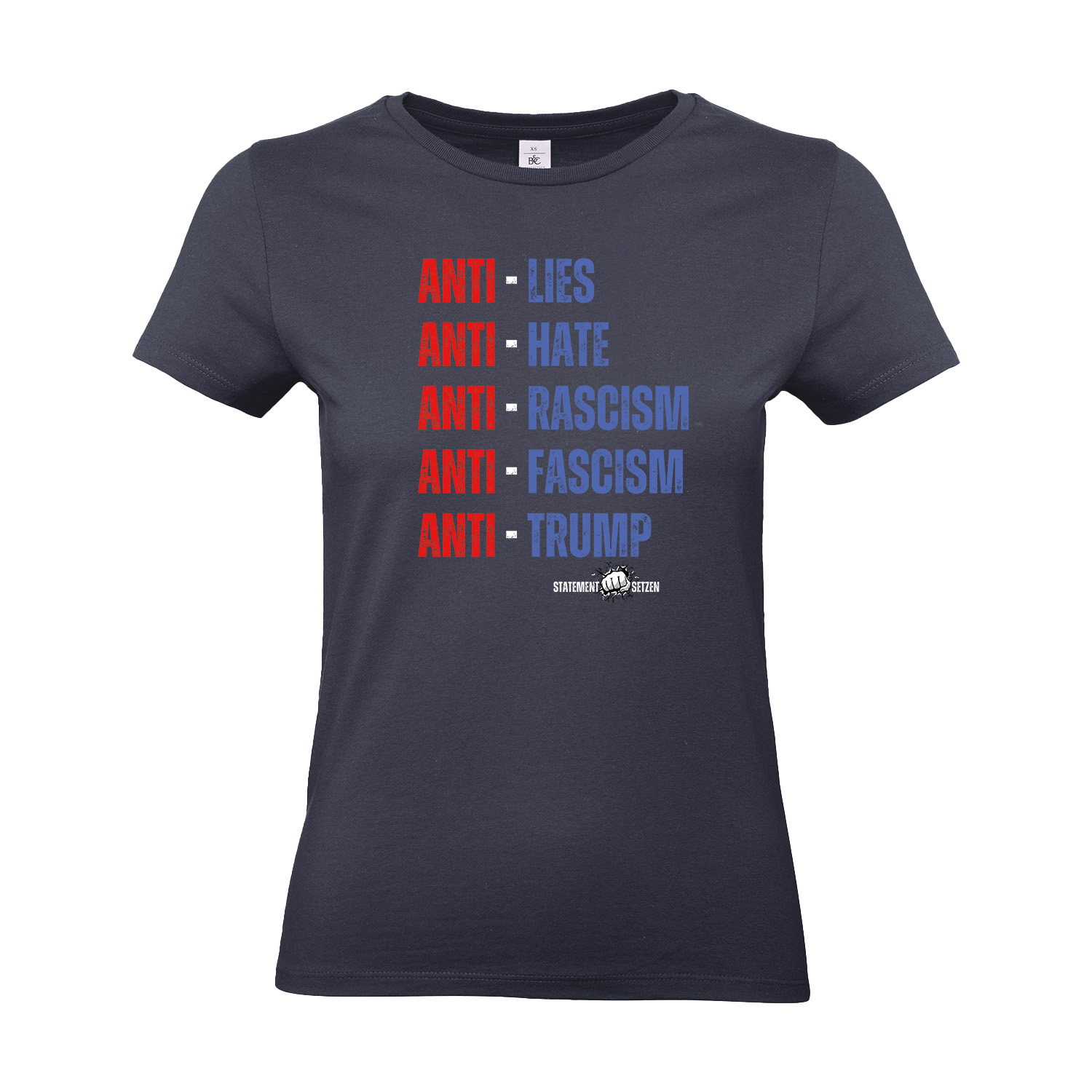 T-Shirt tailliert »ANTI«        